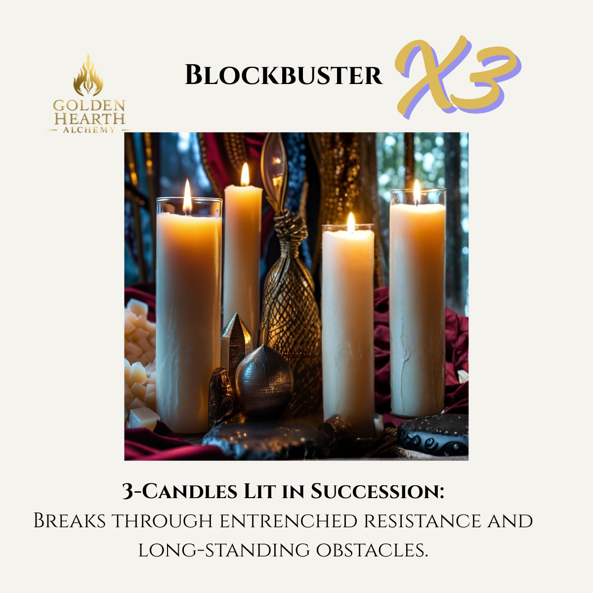3X Blockbuster Candle