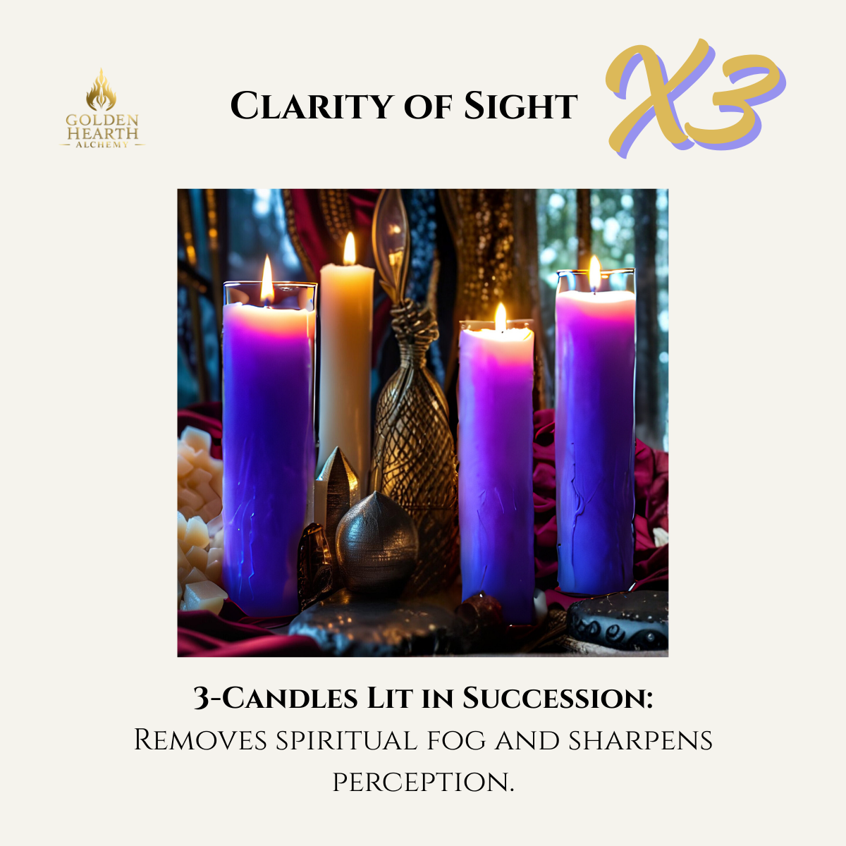 3X Clarity of Sight Candles