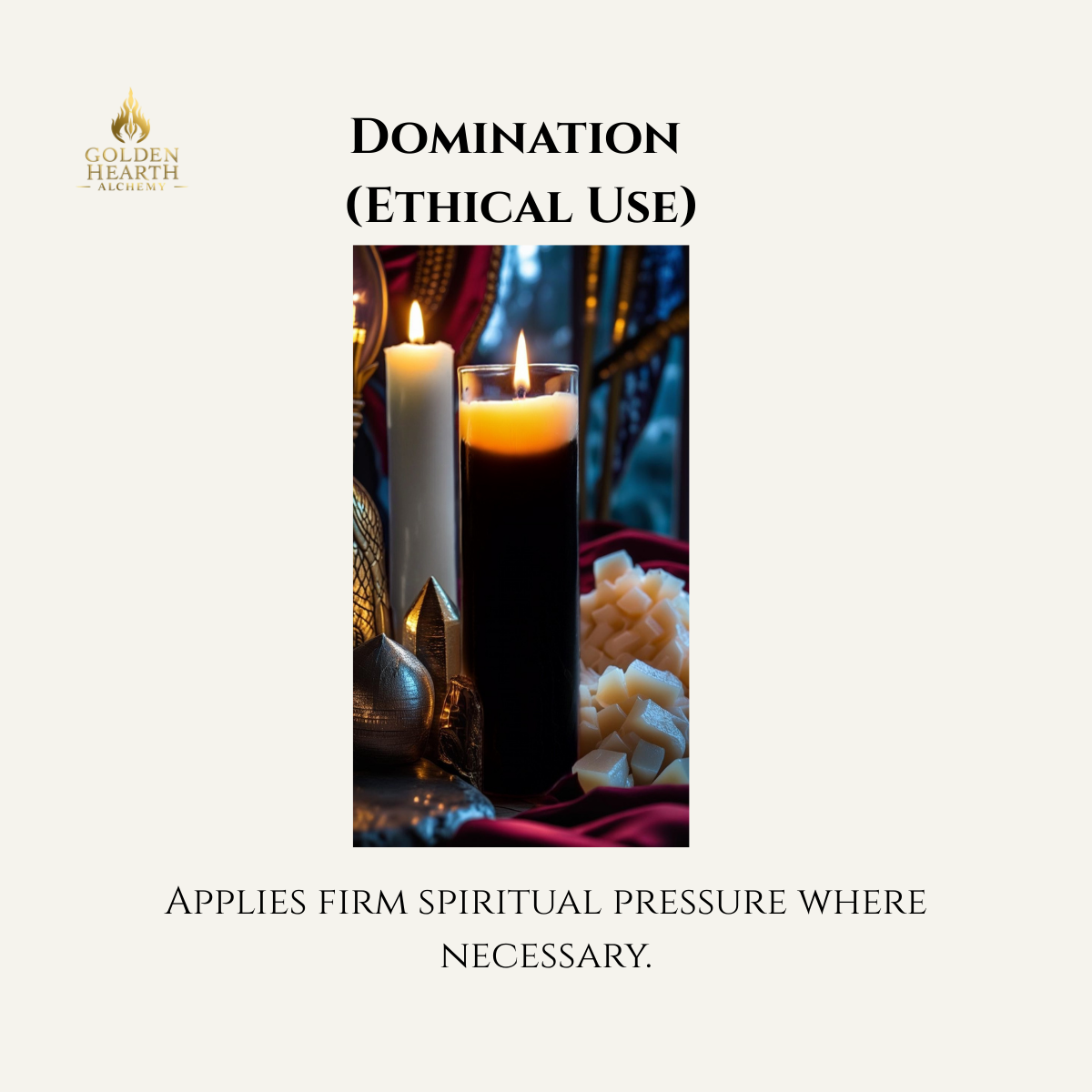 Domination (Ethical Use) Candle