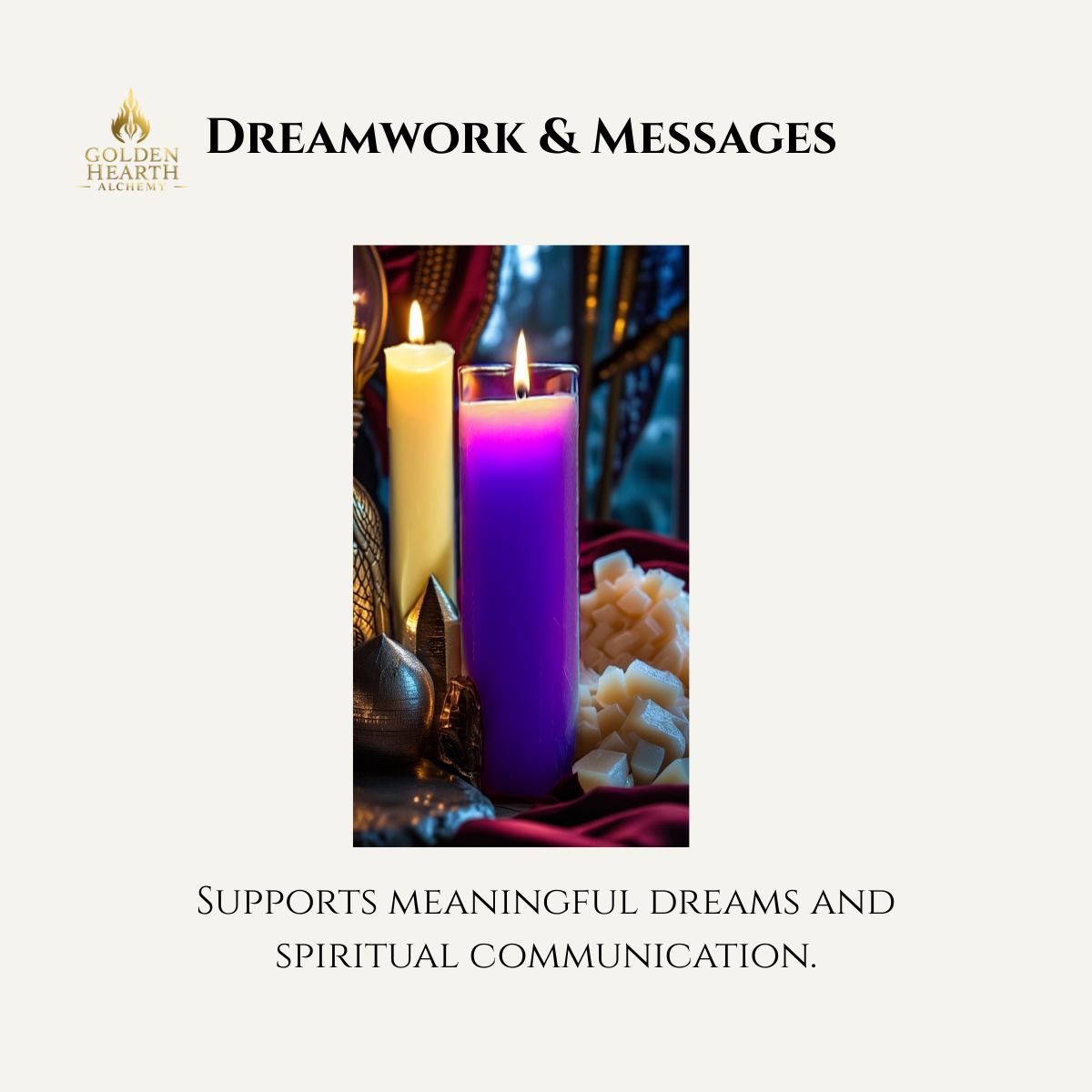 Dreamwork & Messages Candle