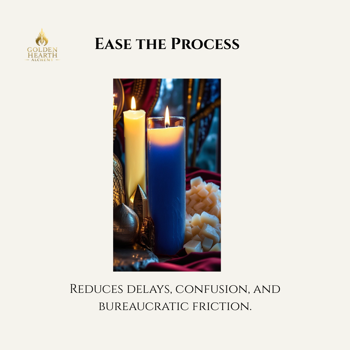 Ease the Process Candle