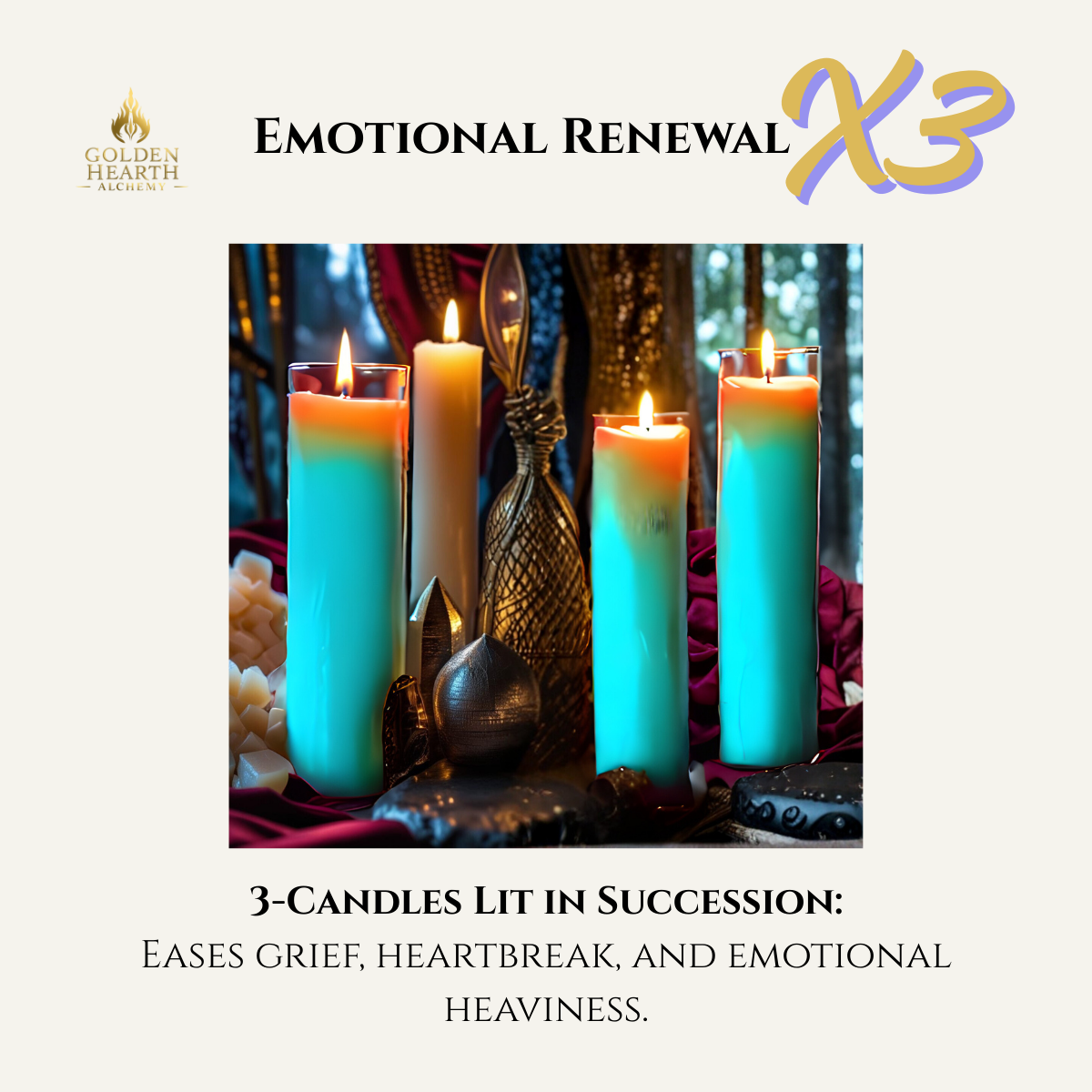3X Emotional Renewal Candles