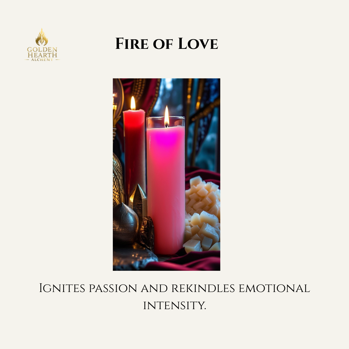 Fire of Love Candle