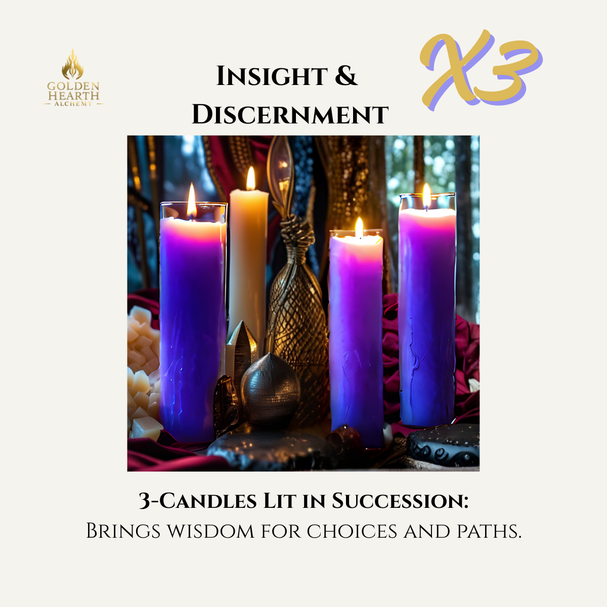 3X Insight & Discernment Candles