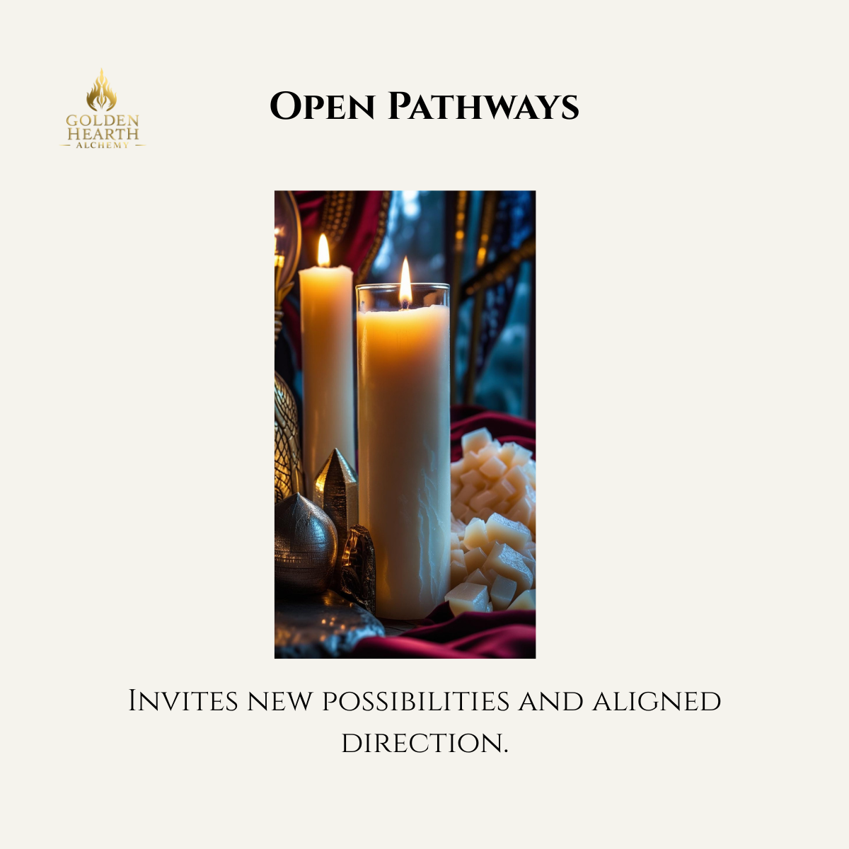 Open Pathways Candle