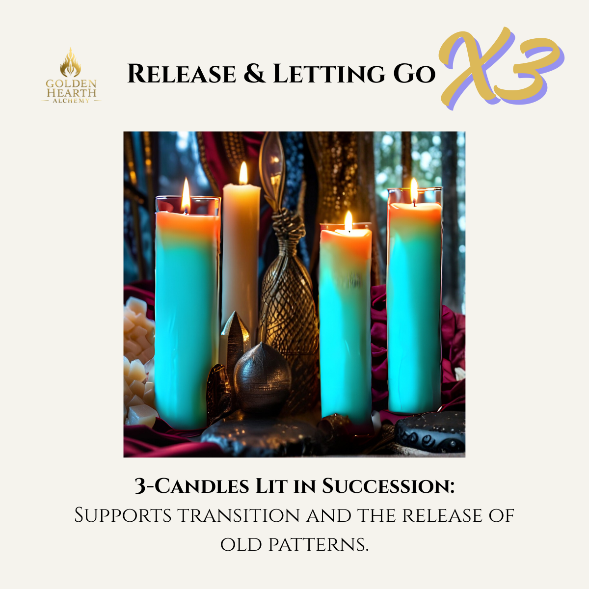 3X Release & Letting Go Candles