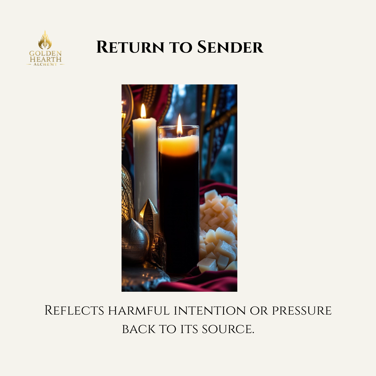 Return to Sender Candle